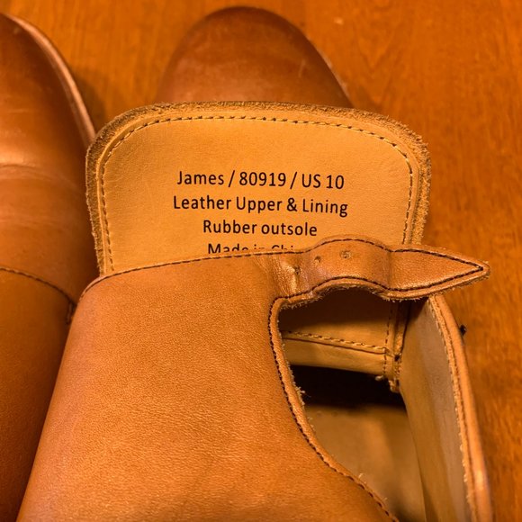 Warfield & Grand "James" Brown Leather Double Monk Strap Slip On Men's 10-M NICE - Picture 12 of 13